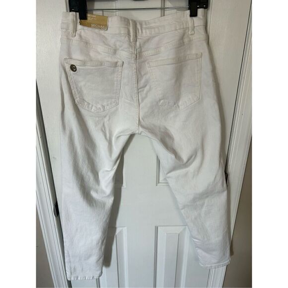 Michael Kors white jeans skinny size 8 - Picture 2 of 5
